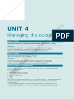 Unit 4: Managing The Economy