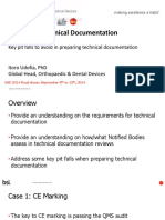 Improving Technical Dcumentation - Medical Devices