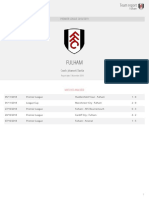 Fulham: PREMIER LEAGUE 2018/2019