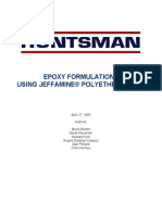 Epoxy Formulations Using Jeffamine Polyetheramines PDF