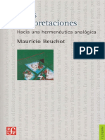 Hechos e Interpretaciones - M. Beuchot