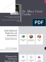 Dr. Mary Carol Combs: Presented by Sarah Sampe