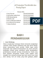 Laporan Hasil Penjualan Tteokbokki Dan Pisang Baper