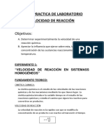 Informe de Quimica Laboratorio 6