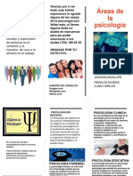 Triptico Psicologia