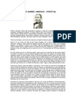 Biografía de Benito Juárez