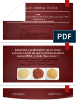 Desarrollo y Elaboración de Un Snack