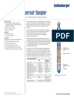 Single-Phase Reservoir Sampler: Advanced Sampling System For All Downhole Applications