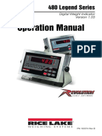 Operation Manual: 480 Legend Series