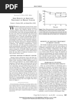 Side Effect of Adjuvant Breast Cancer Treatment