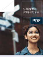 Closing The Prosperity Gap: First Annual Report, November 2002