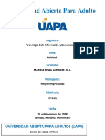 Universidad Abierta para Adulto (Tarea I)