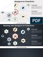 Mindmap With Hexagons For Powerpoint: Presentationgo