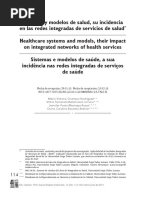 Sistemas y Modelos de Salud, Su Incidencia