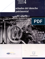 Perfiles Actuales Del Derecho Patrimonial.