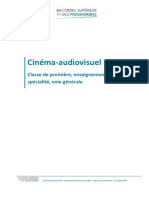 Enseignement de Spécialité Cinéma-Audiovisuel