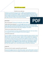 English Refliction Body Parts and The MST and MCT Feedback