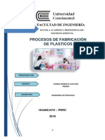 Ingenieria de Procesos Plastico