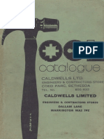 Caldwells LTD Tool Catalogue 1975