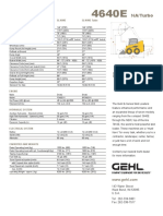 Gehl SL 4640 4840 5640 6640 Parts Manual