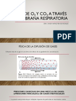 Difusion de O2 y Co2