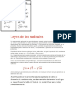 Leyes de Los Radicales