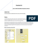 Lab # 4 Introduction To VFD