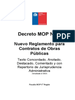 Decreto MOP N°75 Nrcop