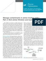 Amine Unit Management of Contaminants