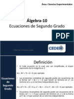 C10-Ecuaciones de Segundo Grado