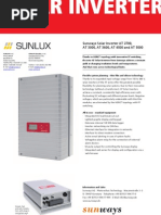 SUNLUX - Sunways AT2700... AT5000 Data Sheet - English