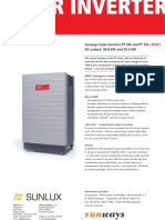 SUNLUX Sunways SI PT30 33 Datasheet en