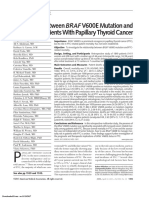 AssociationBetweenBRAFV600EMutationand Mortality