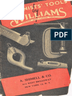 Machinists Tools by Williams 1944