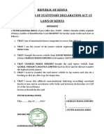 Affidavit - Company Transfer