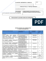 Matriz de Corrección