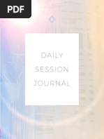 Daily Session Journal: Go To Sessions