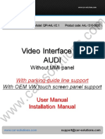 Audi Without MMI Video Interface