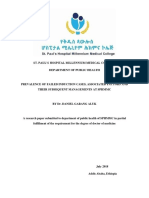 Final Research Paper On Prevalence of Failed Inductions at St. Paul's Hospital Millennium Medical College 2018 Daniel Garang Aluk Dinyo Tel