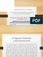 Importancia de La Realidad Nacional Del Ing Industrial