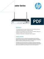 Datasheet Route HP