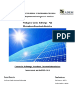 Trabalho Teórico PGE SistemasFotovoltaicos 40628 40570 Versão1.0