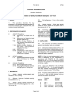 Dry Preparation of Disturbed Soil