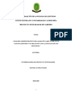 Análisis Administrativo de Una Empresa Comercial en El Canton Quevedo y Su Relación Con La Eficacia de Sus Procesos