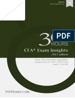 CFA 300 Hours Exam Insights 2015 PDF