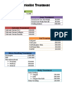 Pricelist Treatment