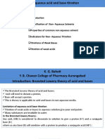 Non Aqueous Titration