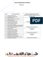 Plano de Manutenção - Caminhão Munck