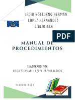 Manual de Procedimiento