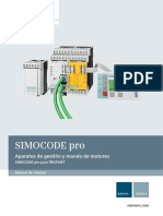 Manual Simocode Pro Profinet Es-Mx